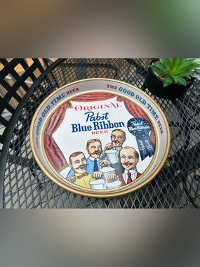 Vintage Pabst Blue Ribbon Serving Tray